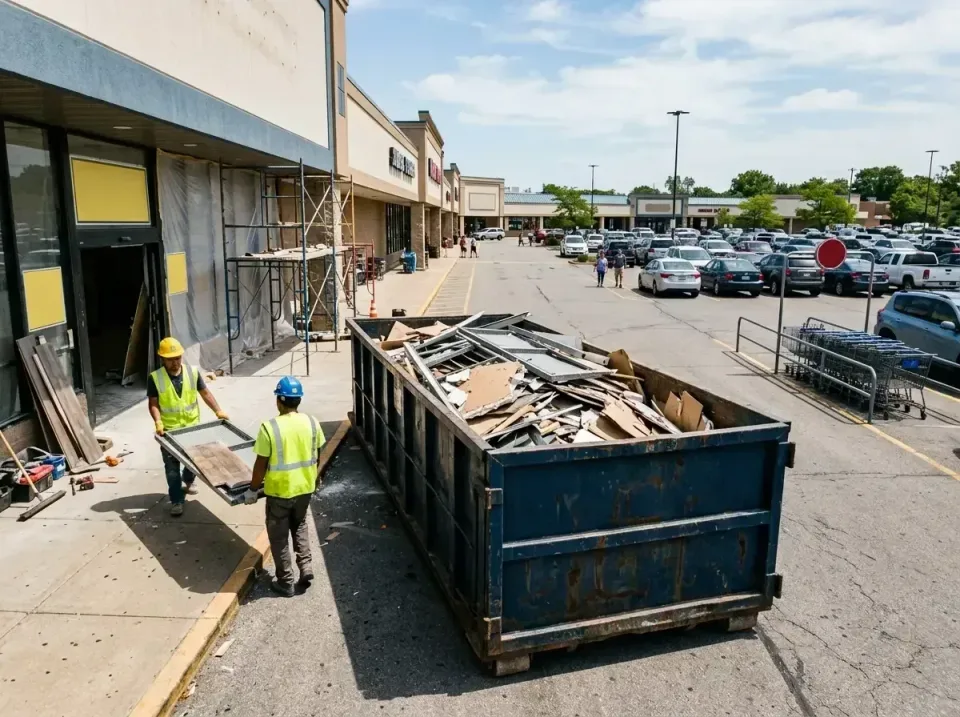 retail-store-renovation-debris-003 — frequently asked questions, Roll-off Dumpster Rentals in Fort Lee, VA